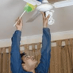 Sepa cómo limpiar un ventilador de techo y lámpara de pared Sepa cómo limpiar un ventilador de techo y lámpara de pared