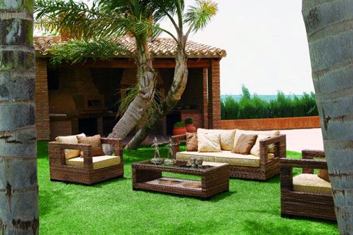 Muebles de jardÃn al aire libre para casas modernas ideas para ...