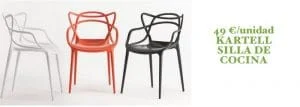 silla de cocina kartell