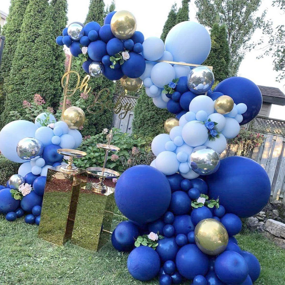 kit globos fiesta azul